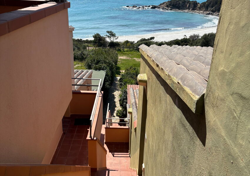 Ferienwohnung in erster Reihe mit Panorama-Meerblick in Villasimius