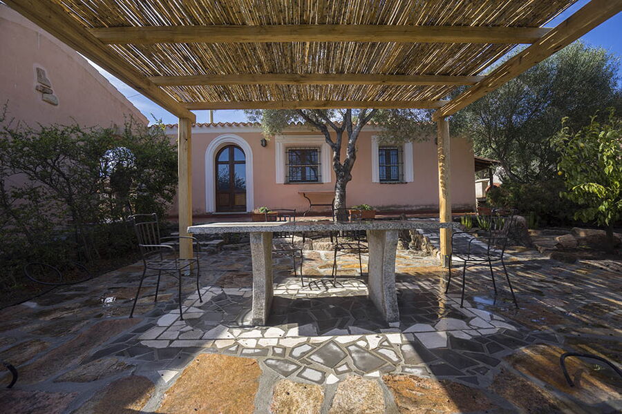 Ferienhaus mit Pool und Meerblick - Nr. 115/1 - Terrasse