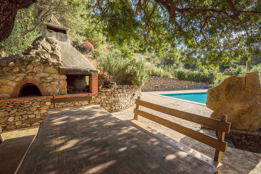 Ferienhaus mit Pool und Meerblick - Nr. 115/1 - Garten