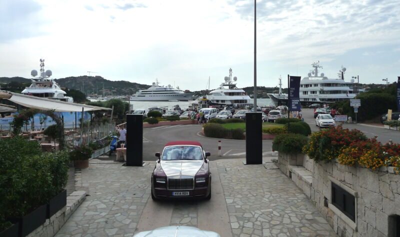 Der Hafen von Porto Cervo