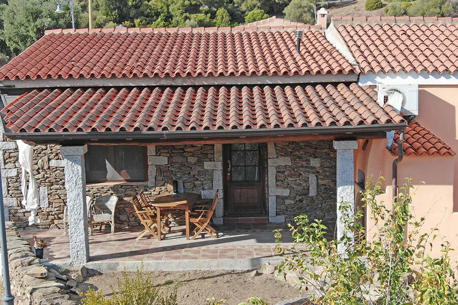 Bungalow mit Meerblick und Pool - Nr. 115/4 - Terrasse