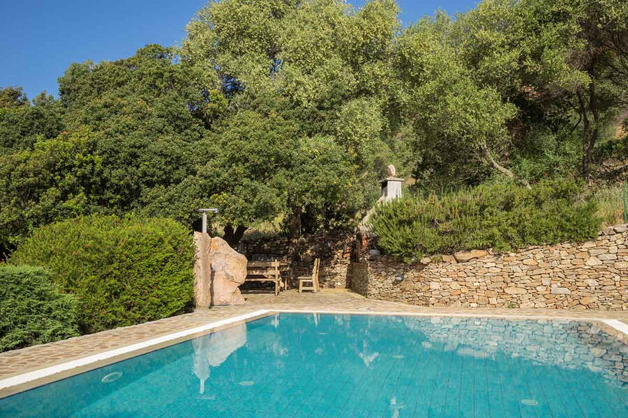 Ferienhaus mit Pool und Meerblick - Nr. 115/1 - Pool