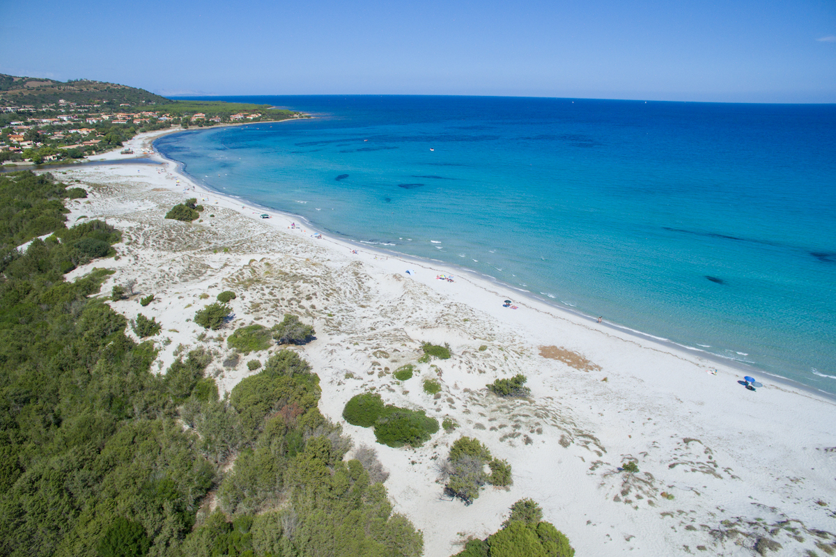 Der Strand von Capo Comino