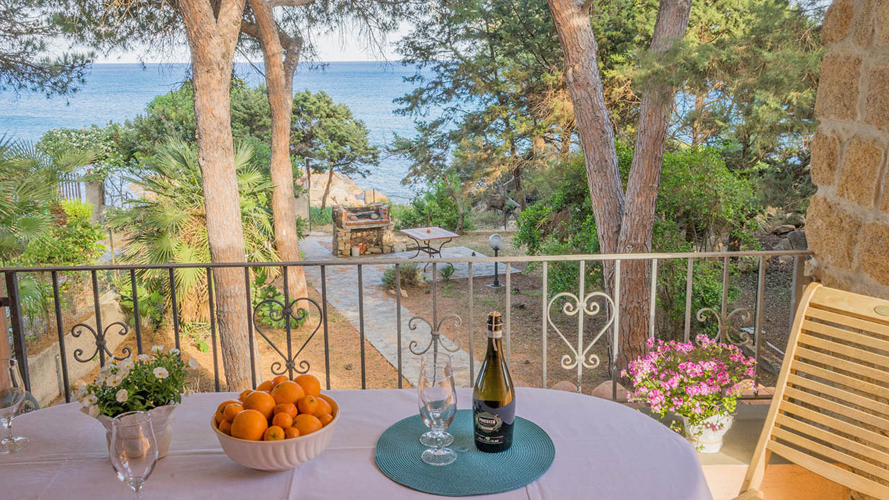 Komfortable Villa mit Privatstrand - Nr. 516/1 - Blick von der Terrasse